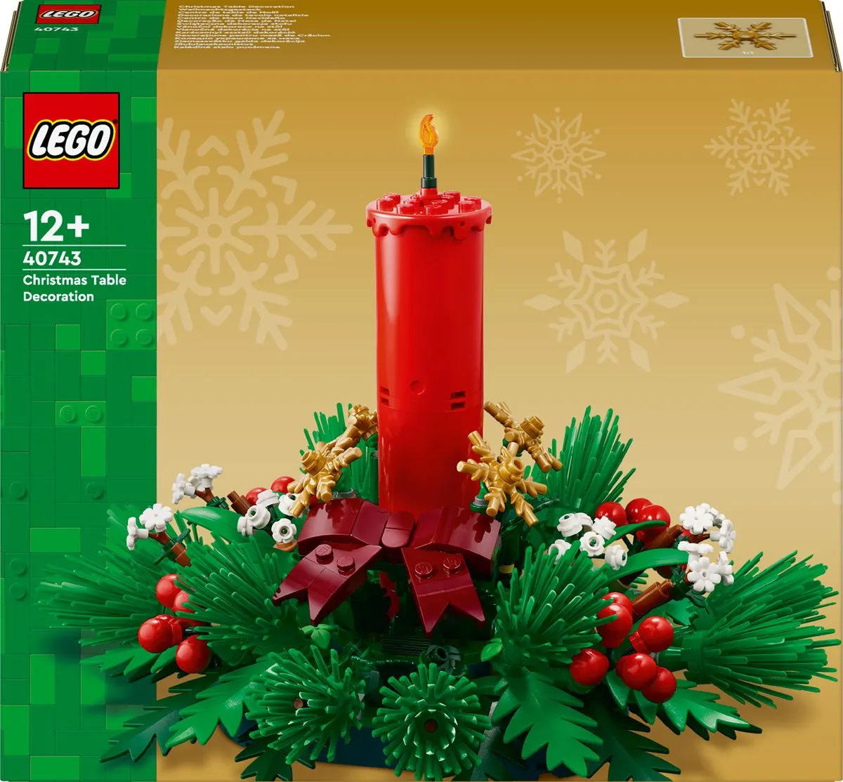 LEGO Kersttafeldecoratie 40743 - 433 Stukken