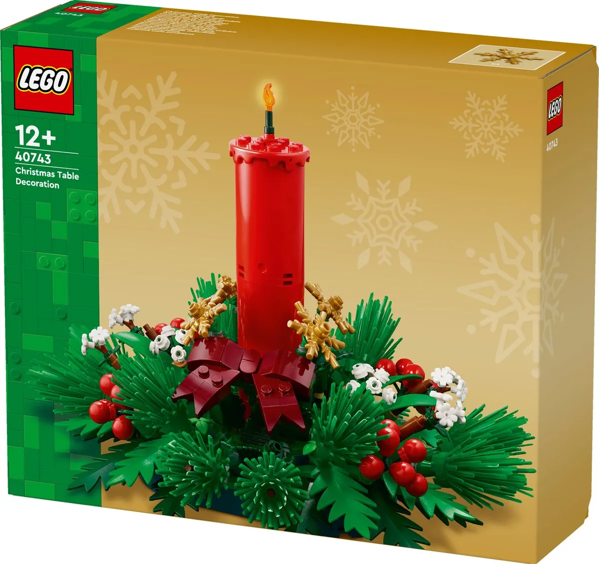 LEGO Kersttafeldecoratie 40743 - 433 Stukken