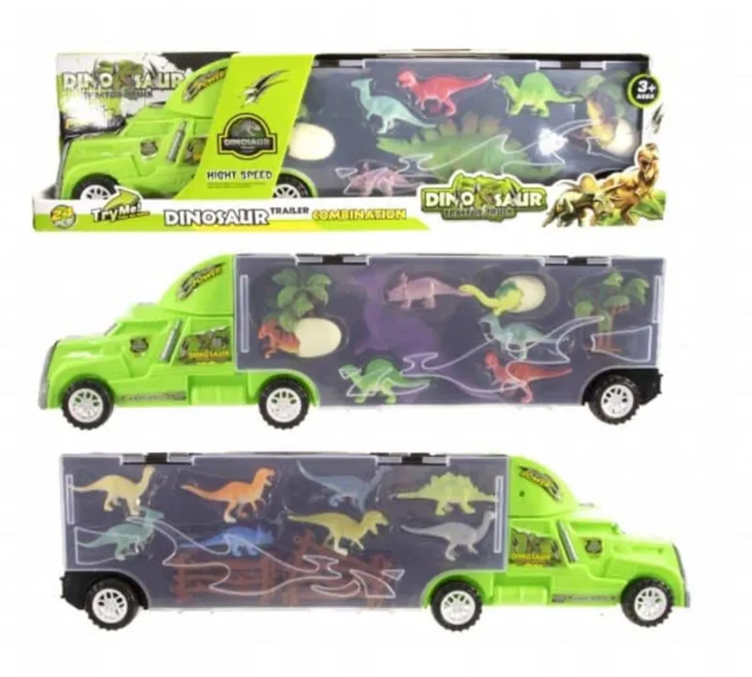 Jonotoys Vrachtauto met Dinosaurussen 47cm