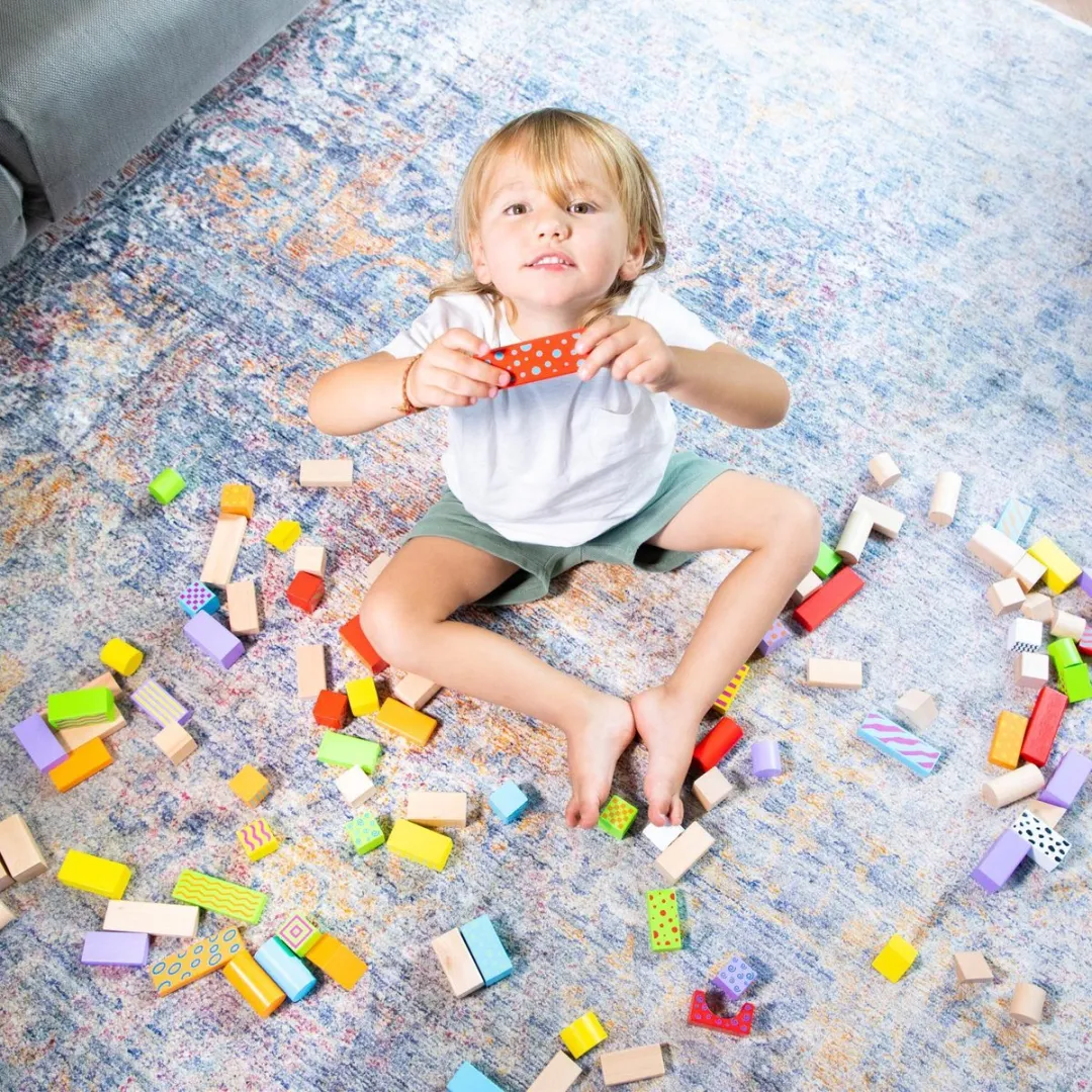 New Classic Toys Houten Bouwblokken 100 Stuks Fantasie