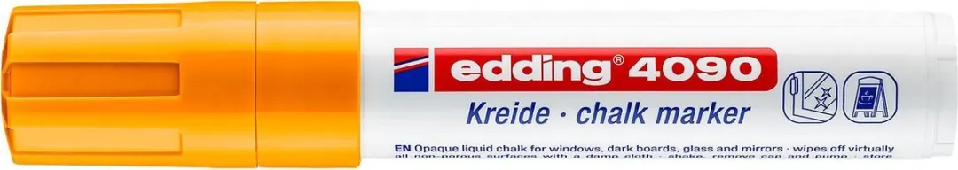 edding 4090 Krijtmarker Neon Oranje