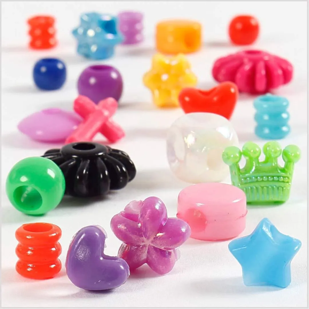 Creativ Company Plastic Kralen Figuren 6mm - 1175 Stuks