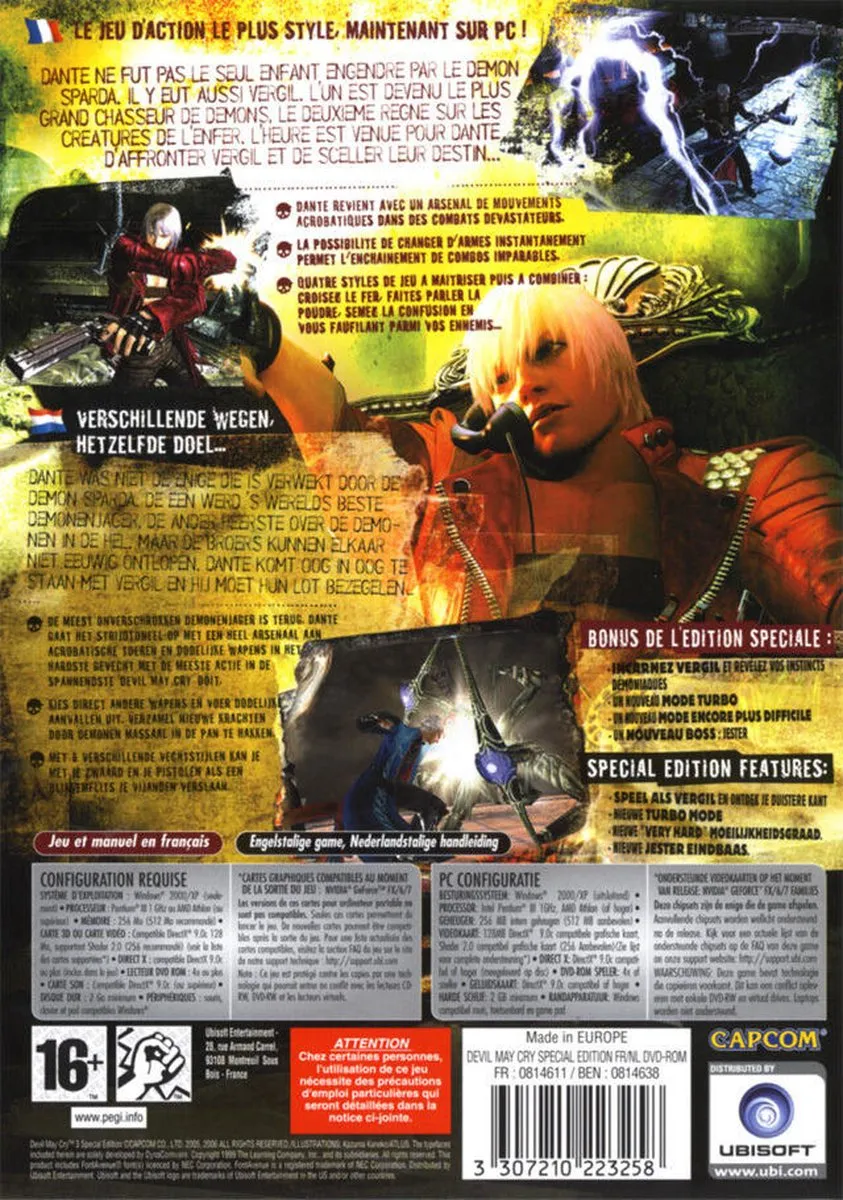 Ubisoft Devil May Cry 3 Special Edition - 1 Speler