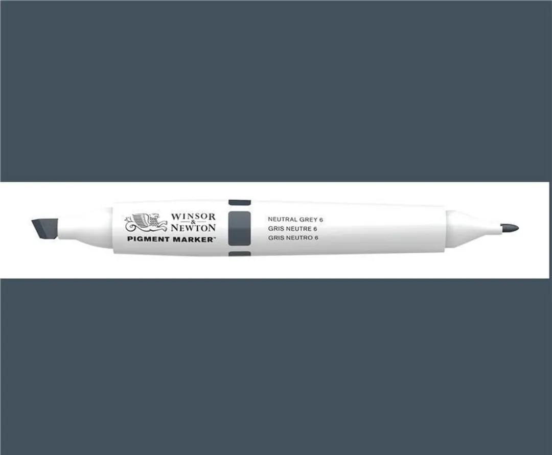 Winsor & Newton Pigment Marker Neutral Grey 6 0202/148