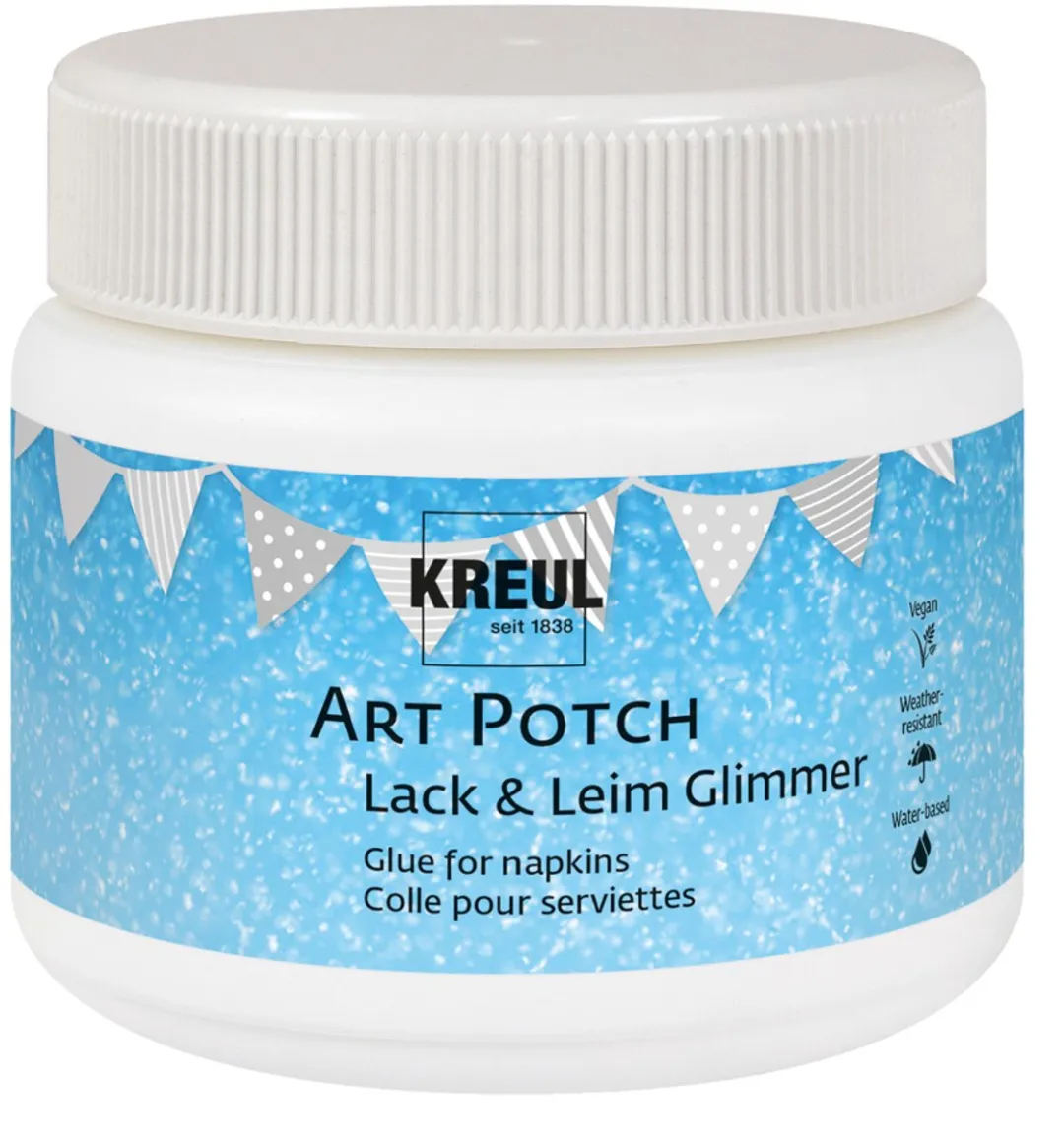 Kreul Art Potch Vernis & Lijm Glitter 150ml