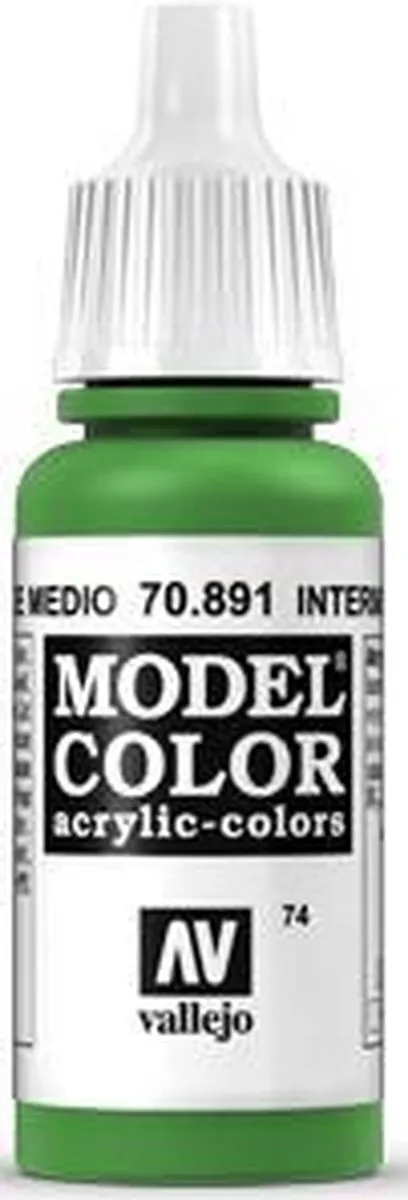Vallejo Model Color Intermediate Green Acrylverf 17ml
