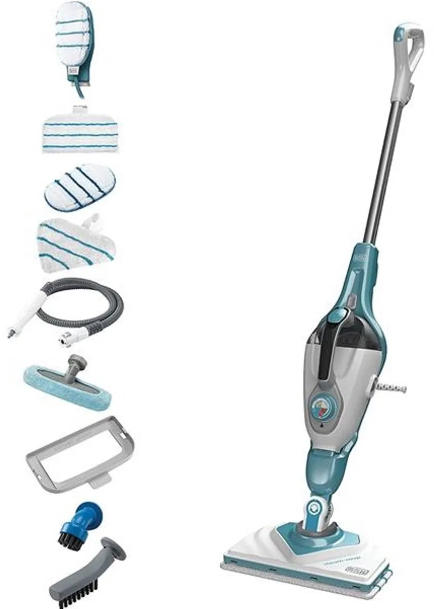 BLACK+DECKER BHSM166DSM-QS Stoomreiniger 1600W - Wit