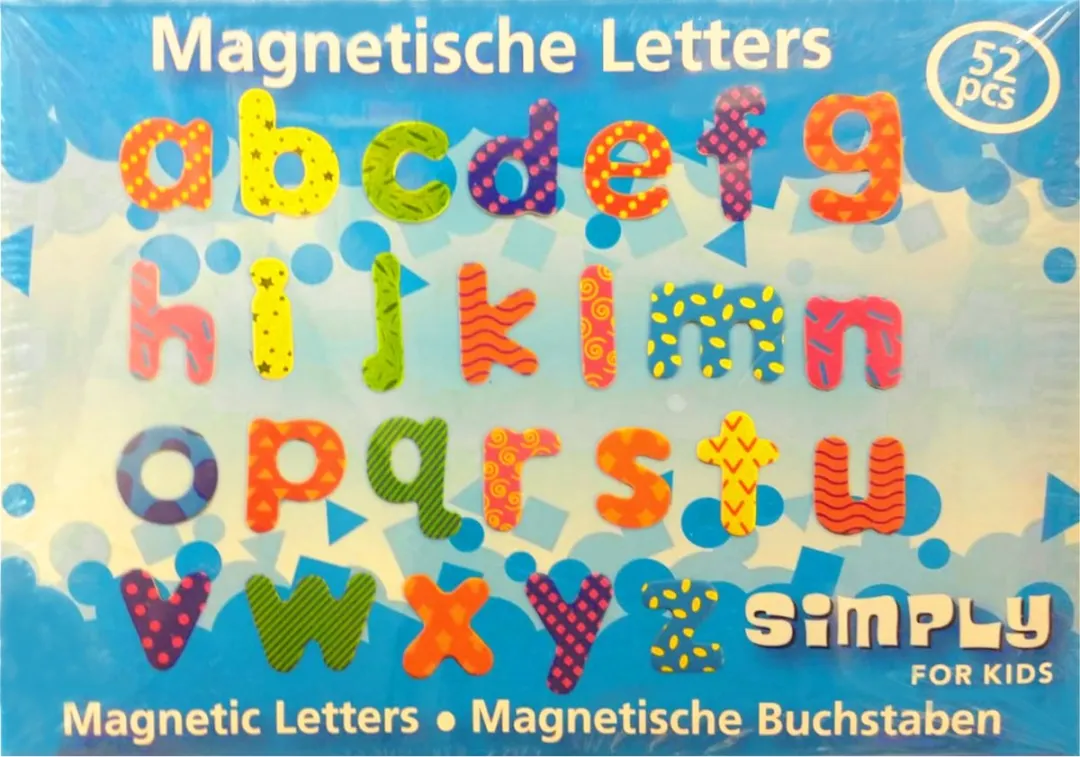 Simply For Kids Magnetenset Letters 52 Stuks - Multicolor