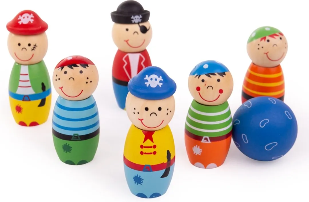 BIGJIGS Kegelset Piraat