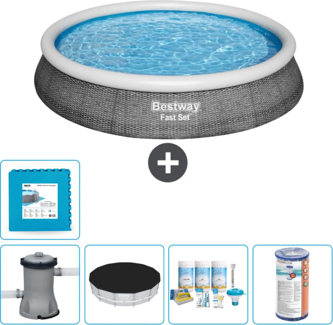 Bestway Fast Set Rond Zwembad 396x84cm