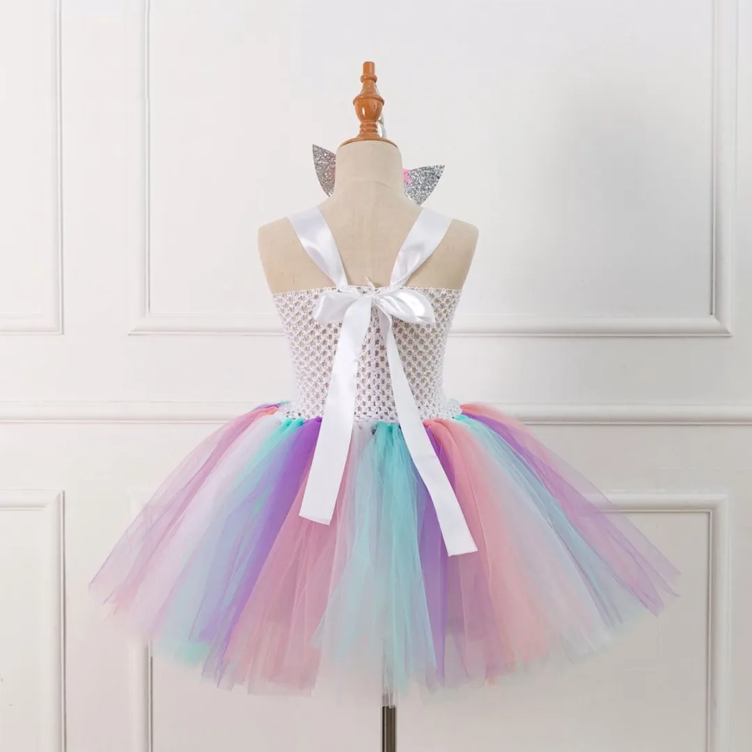 Jobber Toys Unicorn Tutu Verkleedjurk - Multicolor
