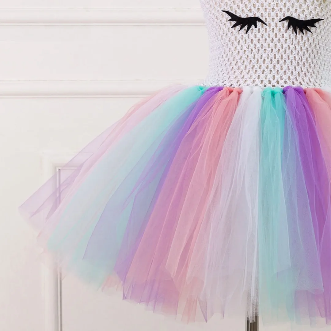 Jobber Toys Unicorn Tutu Verkleedjurk - Multicolor