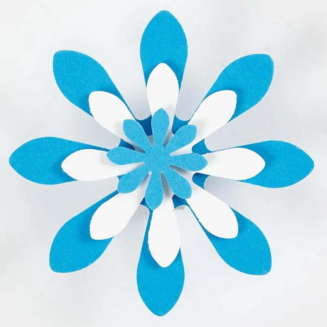 Creativ Company Ponsenset - 3 Stuks - Ø2.5cm - Madelief/Grijs/Zwart