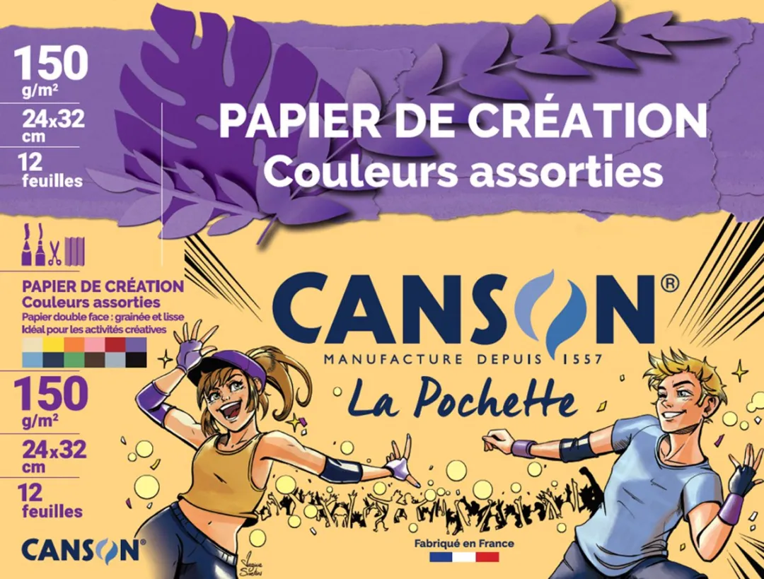 Canson Gekleurd Papier 240x320mm