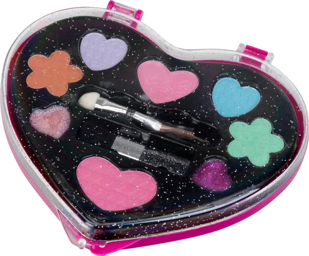 Klein Toys Princess Coralie Make-up Hart 3-delig - Roze/Zwart