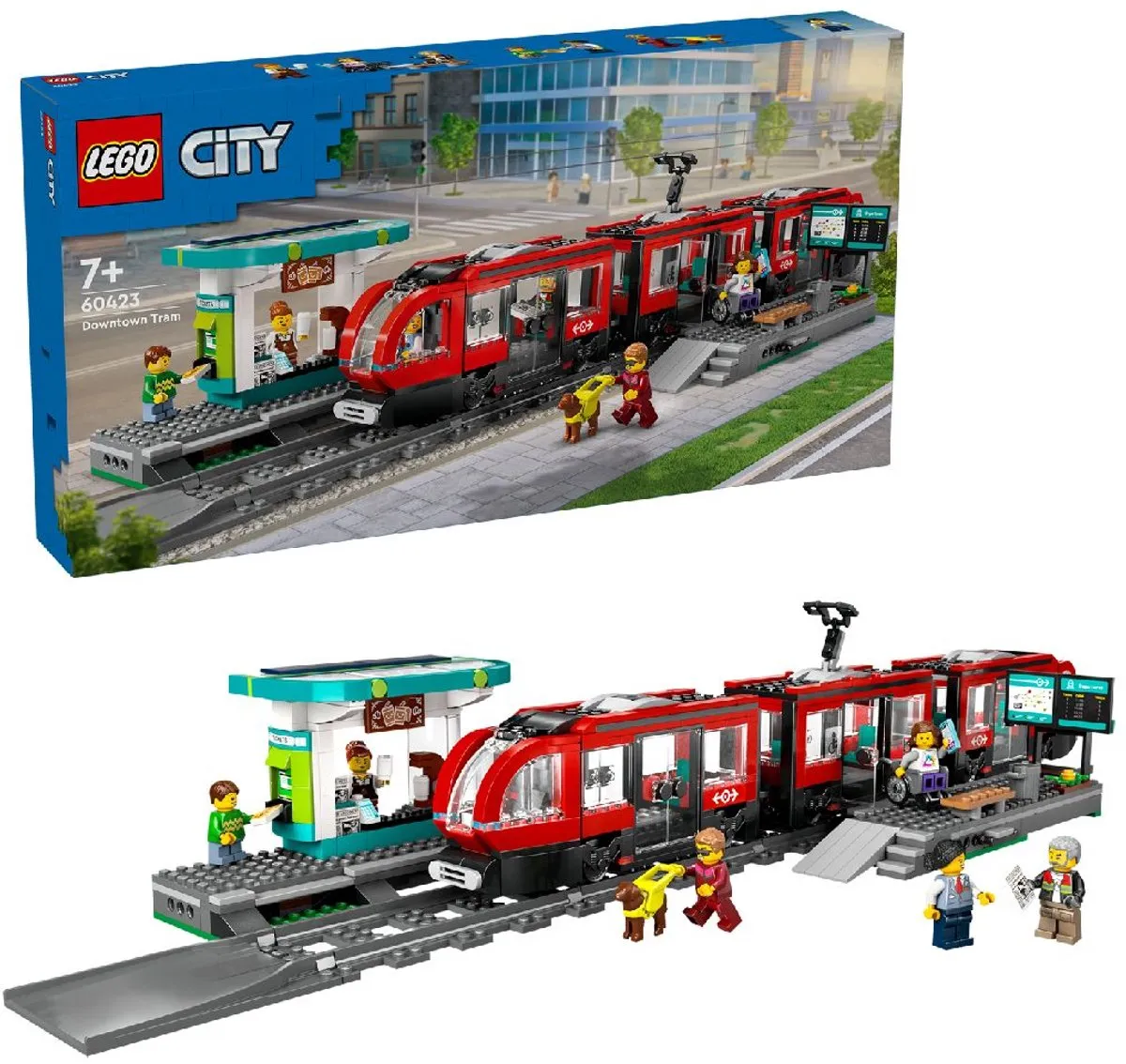 LEGO City Stadstram & Station 60423 - 811 Stukken