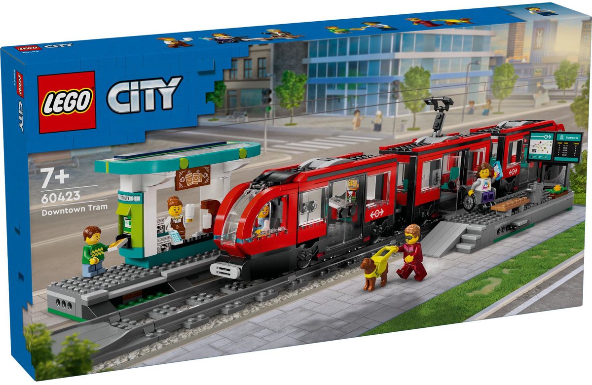 LEGO City Stadstram en station - 60423