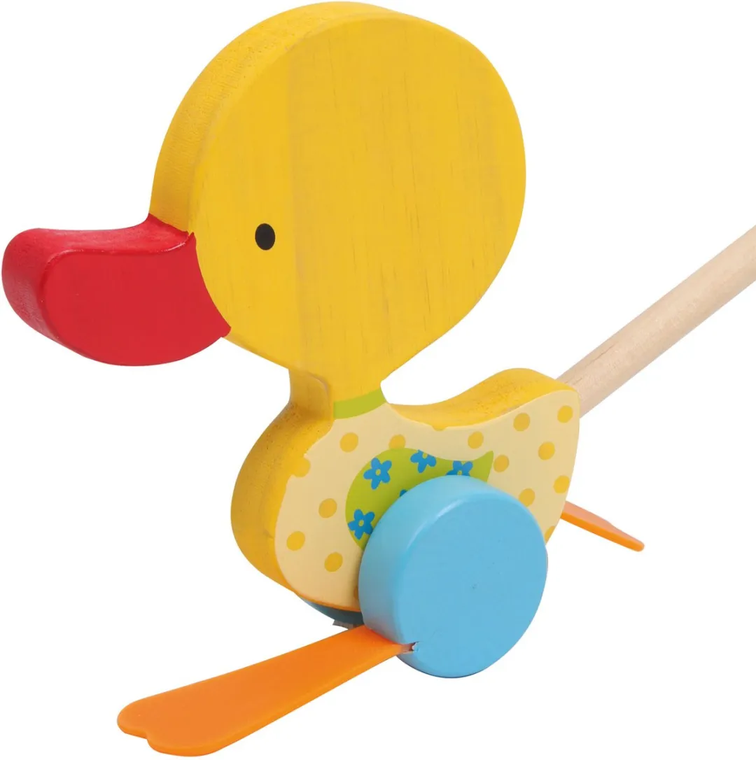 Small Foot Houten Duwfiguur Eend Tina