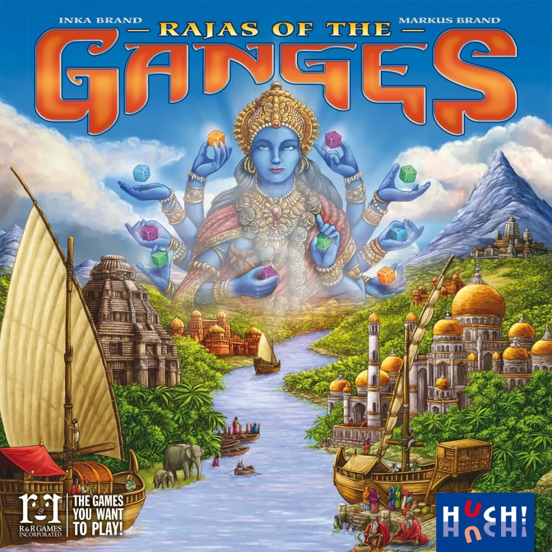 Geronimo Games Rajas of the Ganges Bordspel - 6 Spelers - Multicolor