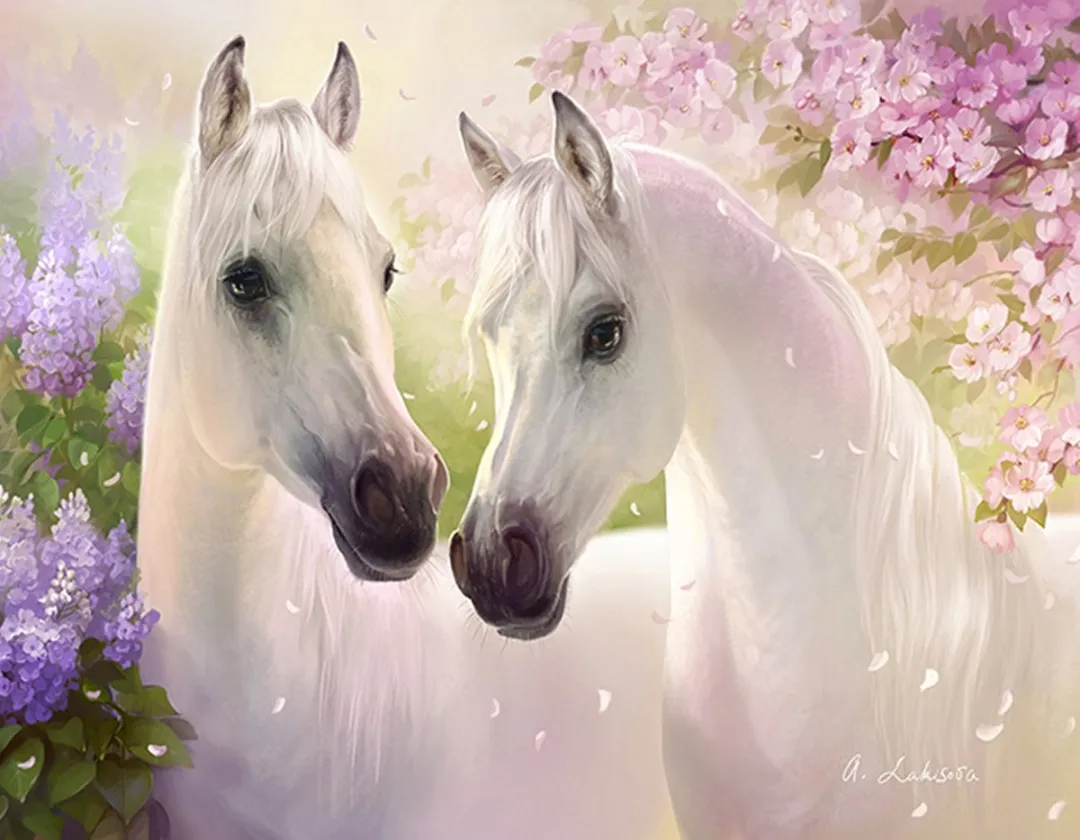 VDTOYS Diamond Painting VDT020 PAARDEN