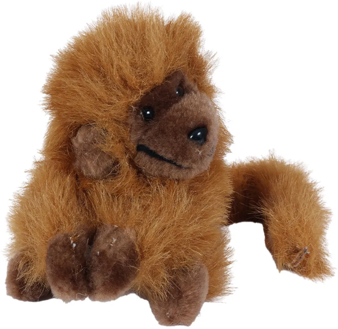 PIA Pluche Leeuwaap Knuffel 12cm - Bruin
