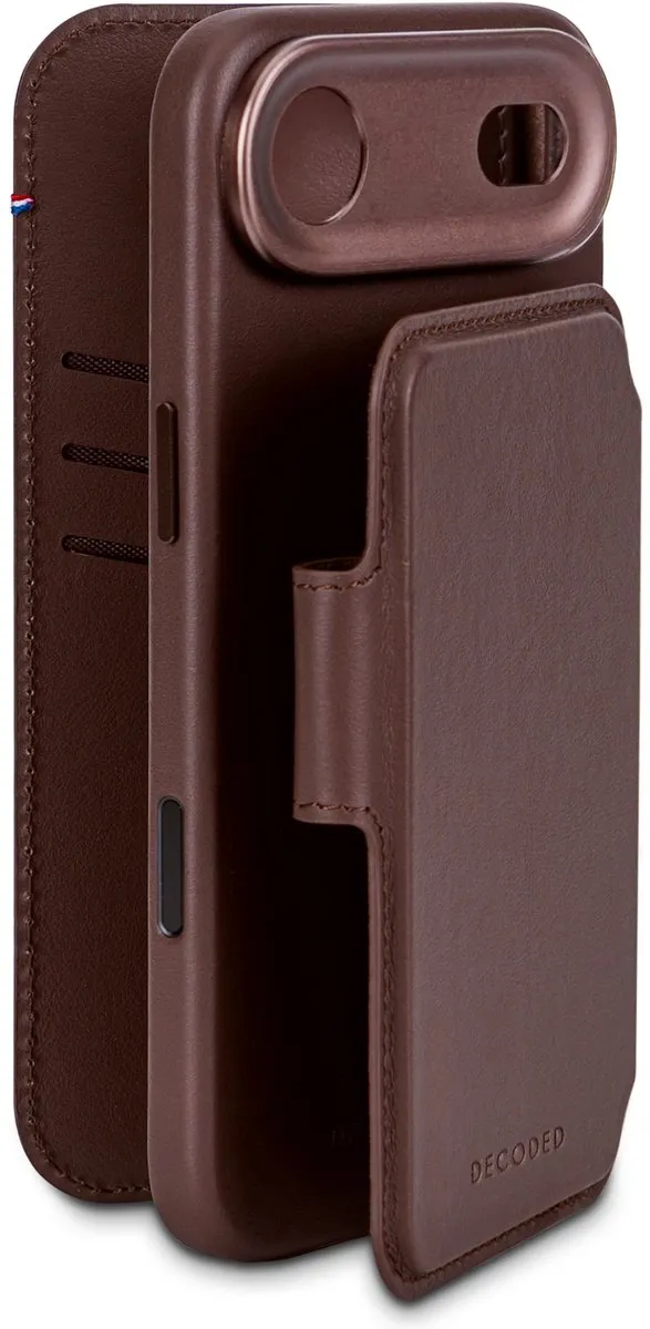 Decoded 2-in-1 Wallet Hoesje DEC2141 - iPhone 17 Air - Bruin