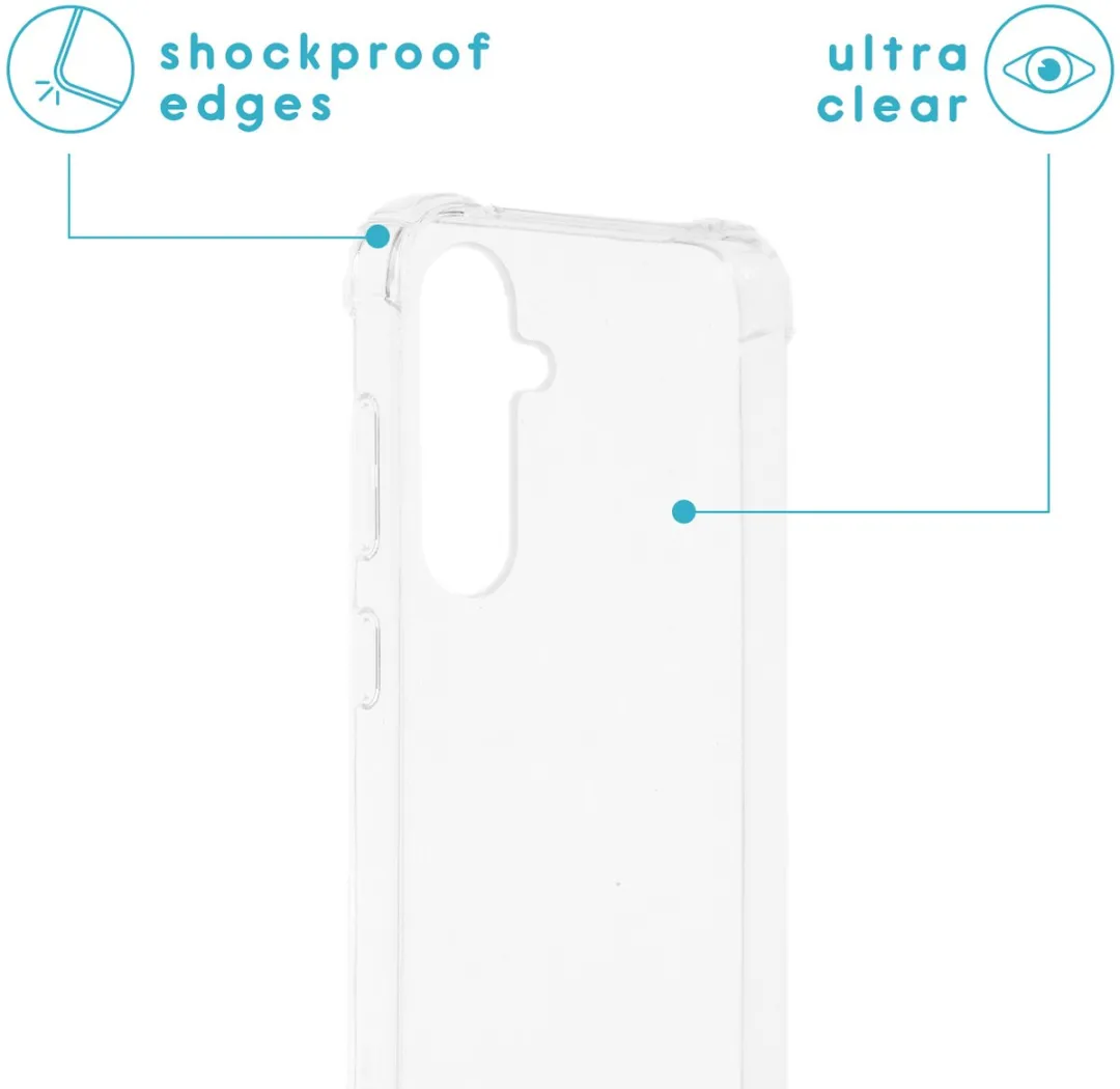 Imoshion Hoesje Samsung Galaxy S23 FE - Backcover met koord - Zwart