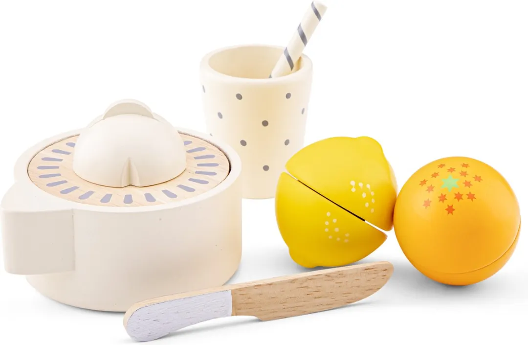 New Classic Toys Houten Citruspers Speelset - 3-delig