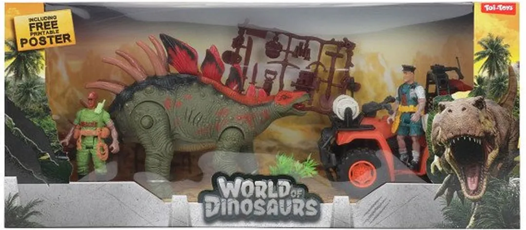 Toi-Toys World of Dinosaurs Quad Speelset - Multicolor