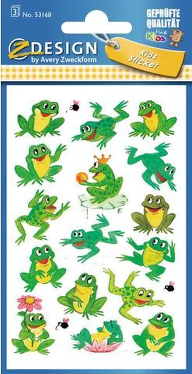 Avery Stickervel Kikker 32-delig