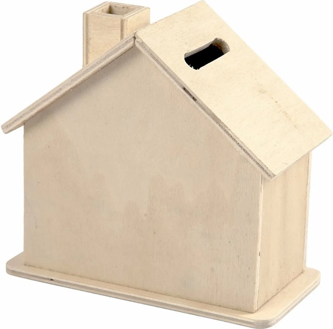 Creativ Company Spaarpot Huisje Beige