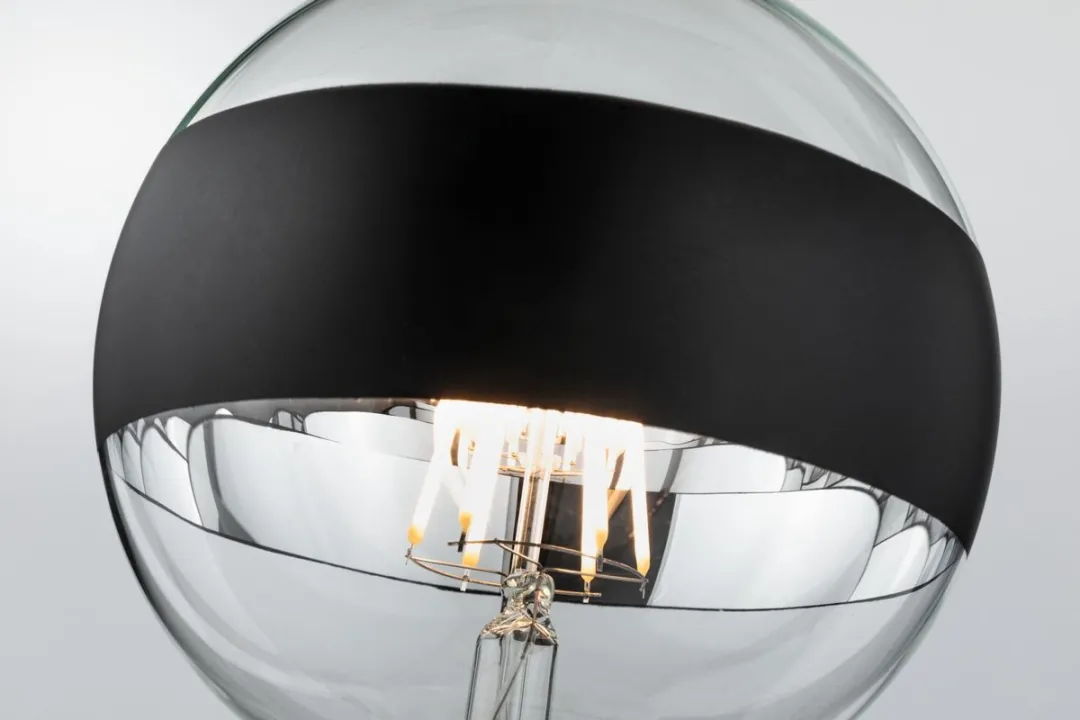 Paulmann Modern Classic Edition LED Ringspiegel E27 640lm 6.5W 2700K - Zwart mat - afbeelding 6 van 6