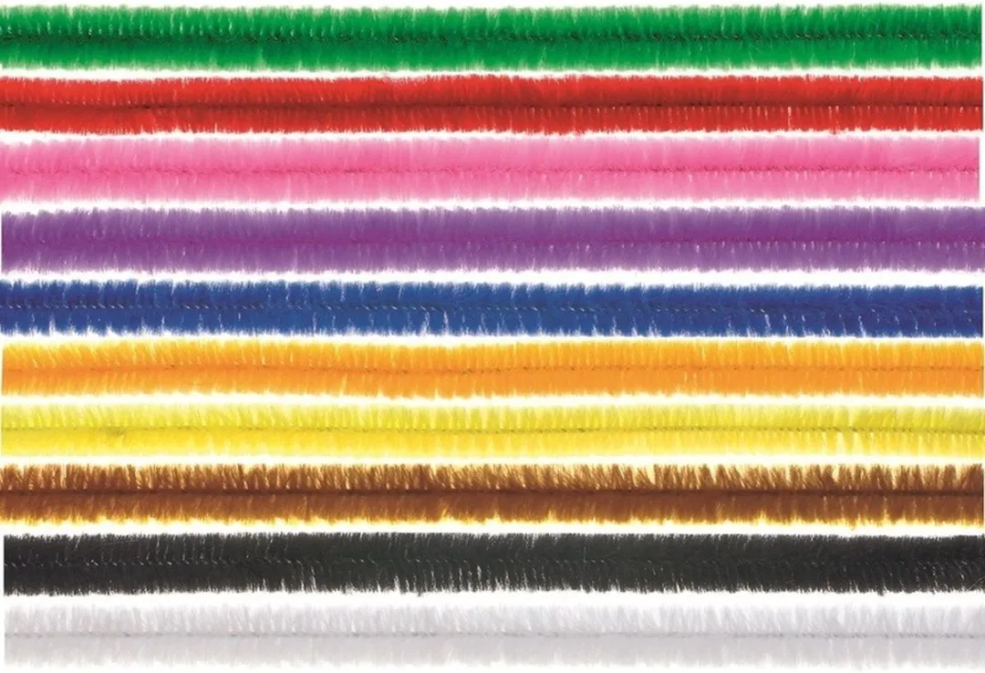 Glorex Hobby Chenilledraad Regenboogmix 30 Stuks