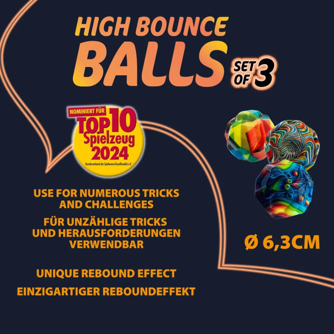 Schildkröt High Bounce Balls Set - Multicolor - afbeelding 6 van 6