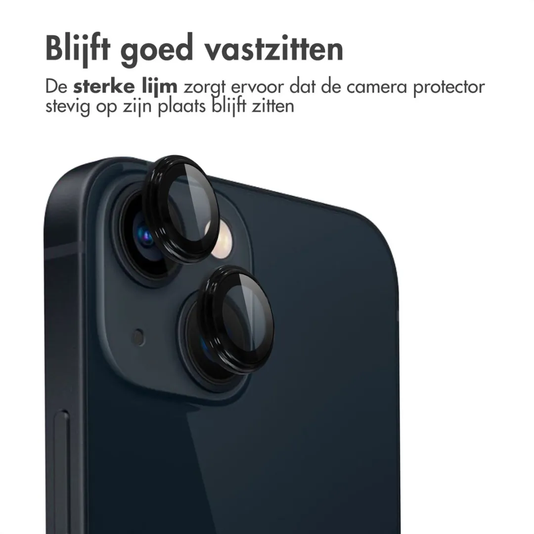Imoshion Camera Lens Protector iPhone 14/Plus - 2 Stuks - Zwart