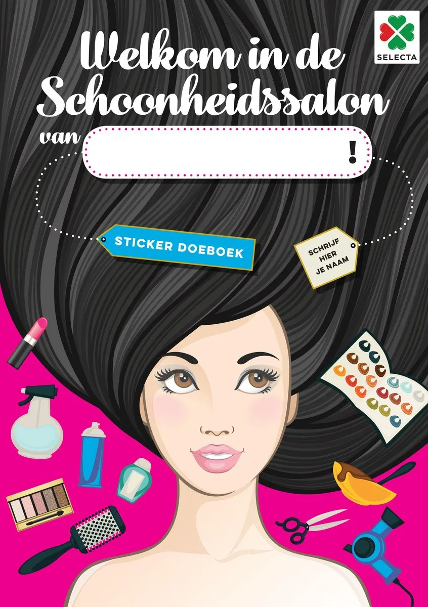 Selecta Sticker Doeboek Schoonheidssalon