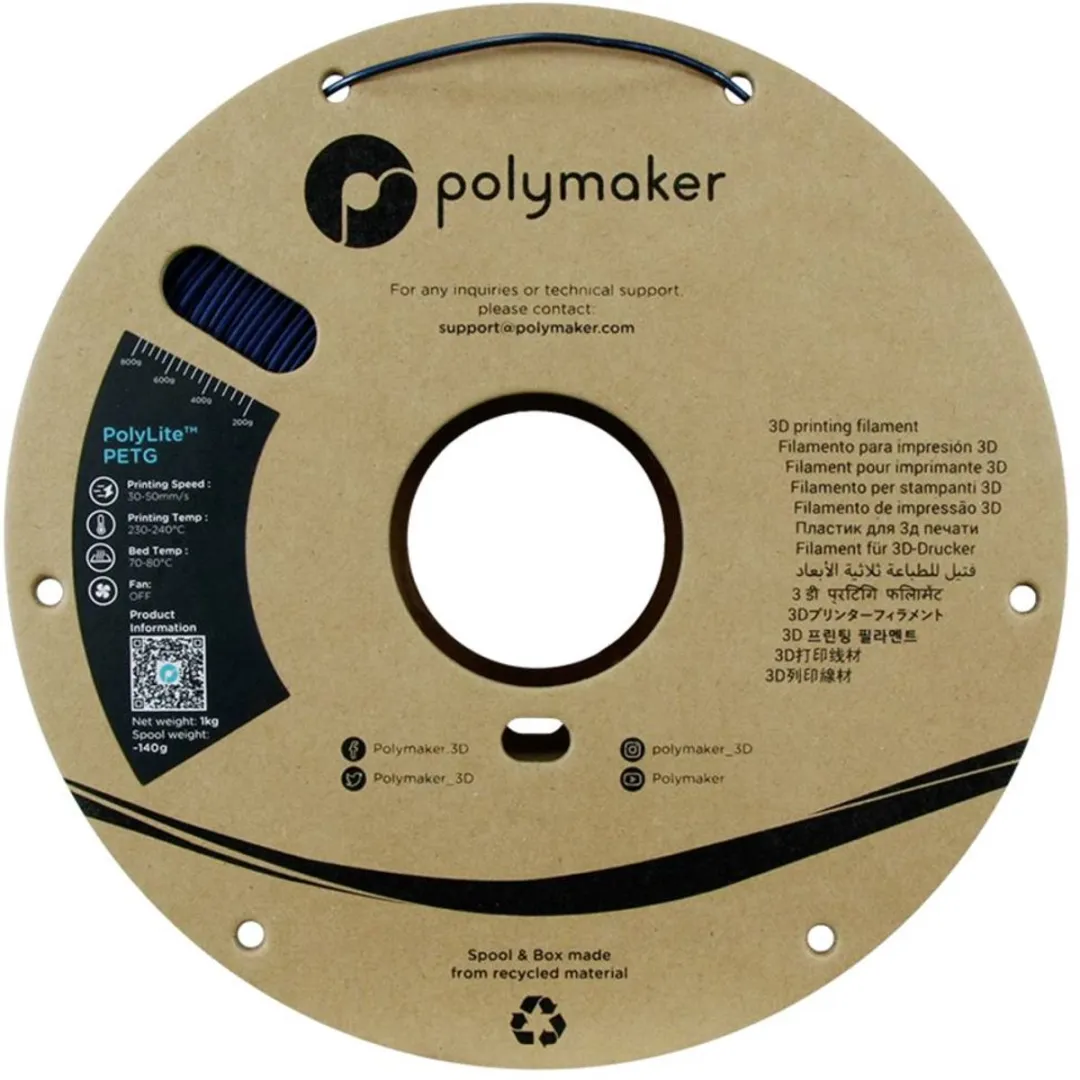 Polymaker PolyLite PETG Filament 1.75mm - 1000g - Hittebestendig