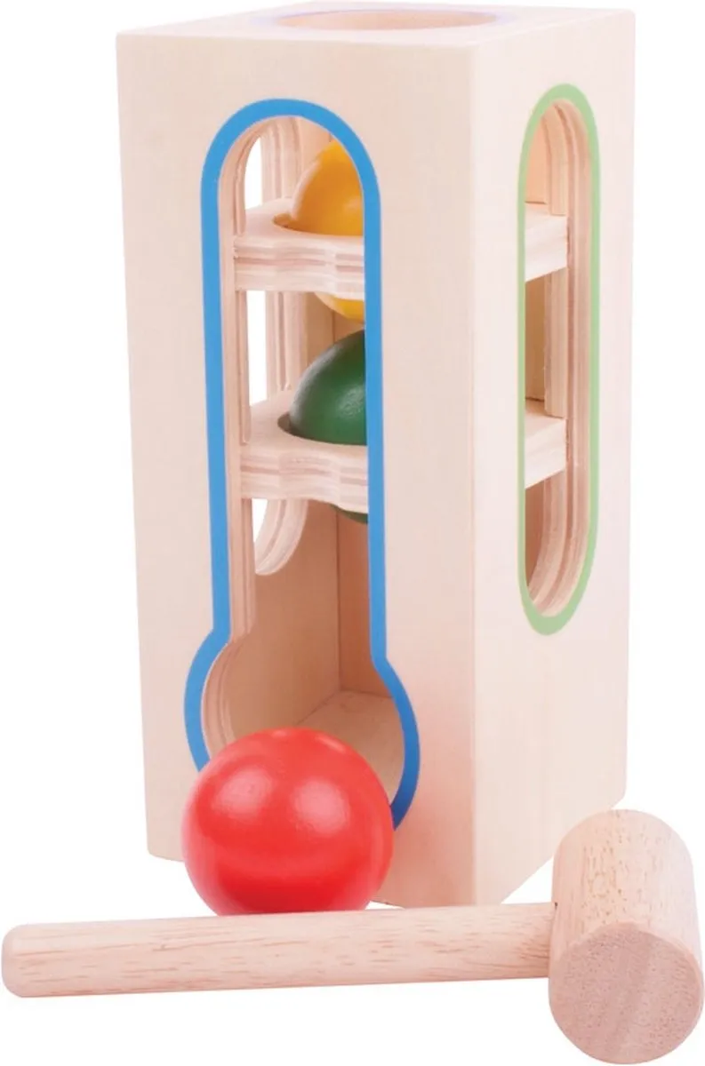 BIGJIGS Houten Hamerspel BB102 - Multi