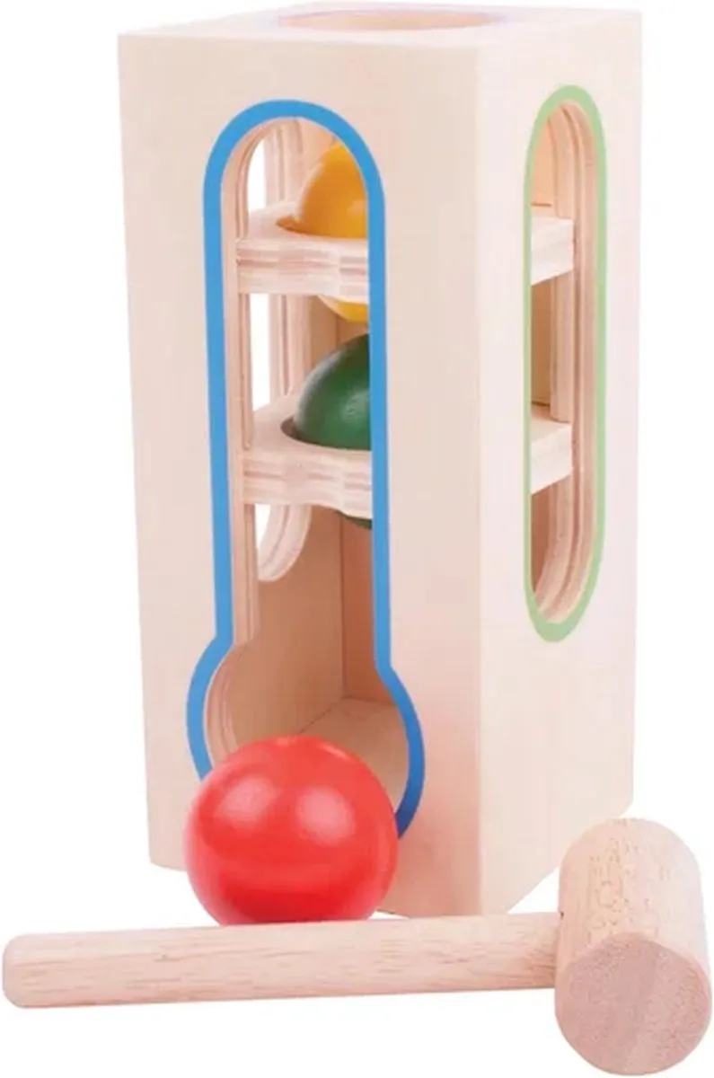 BIGJIGS Houten Hamerspel BB102 - Multi