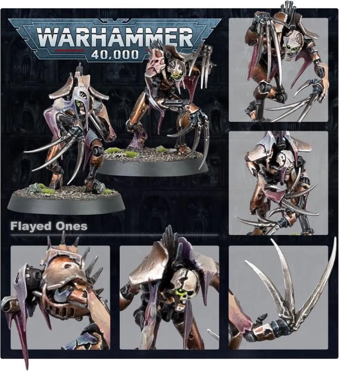 Games Workshop Warhammer 40k Necrons Flayed Ones - 55 Onderdelen