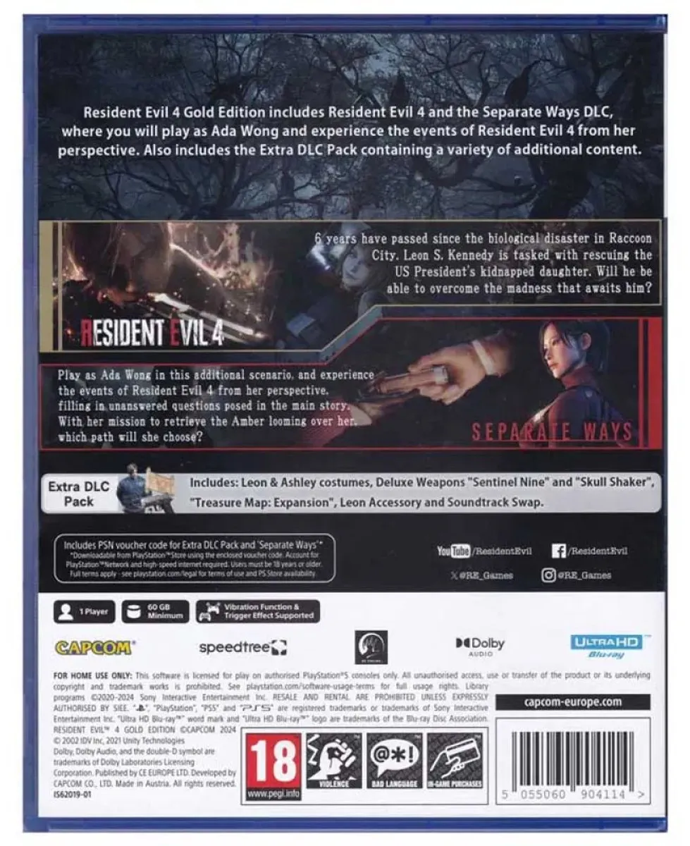 Capcom Resident Evil 4 Remake Gold Edition - PS5