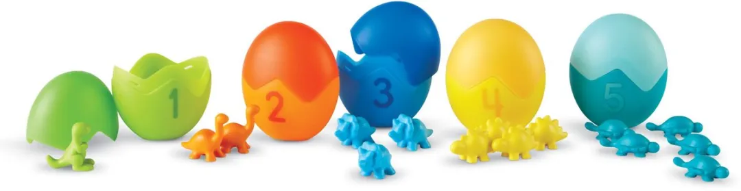 Learning Resources Dinosaurus Tel- en Sorteerset LER1768 - Multicolor