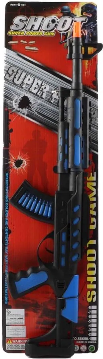 Jonotoys Speelgeweer Politie/Legeergeweer 62cm