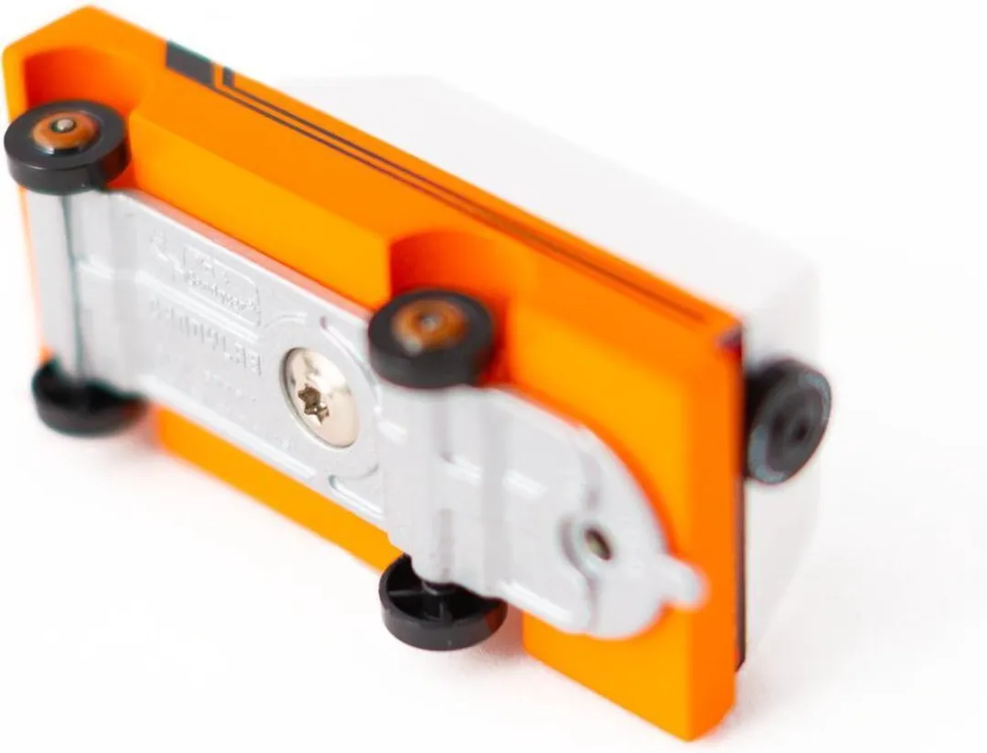 Candylab Candycar Rio Grande Mule T018 - Houten Diecast - Oranje