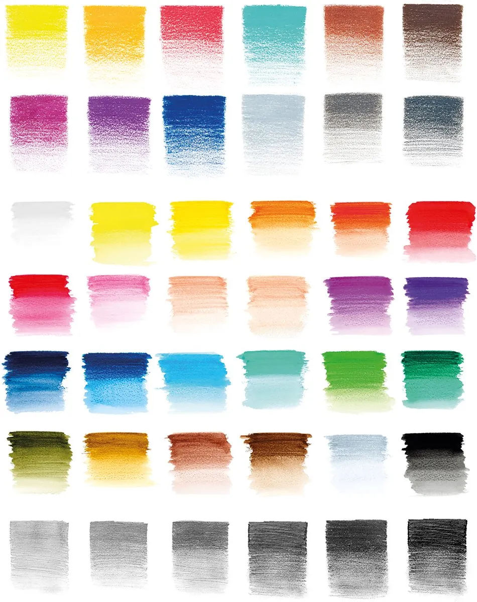 Winsor & Newton Studio Collection Mixed Potloden 45 Stuks - 42 Kleuren