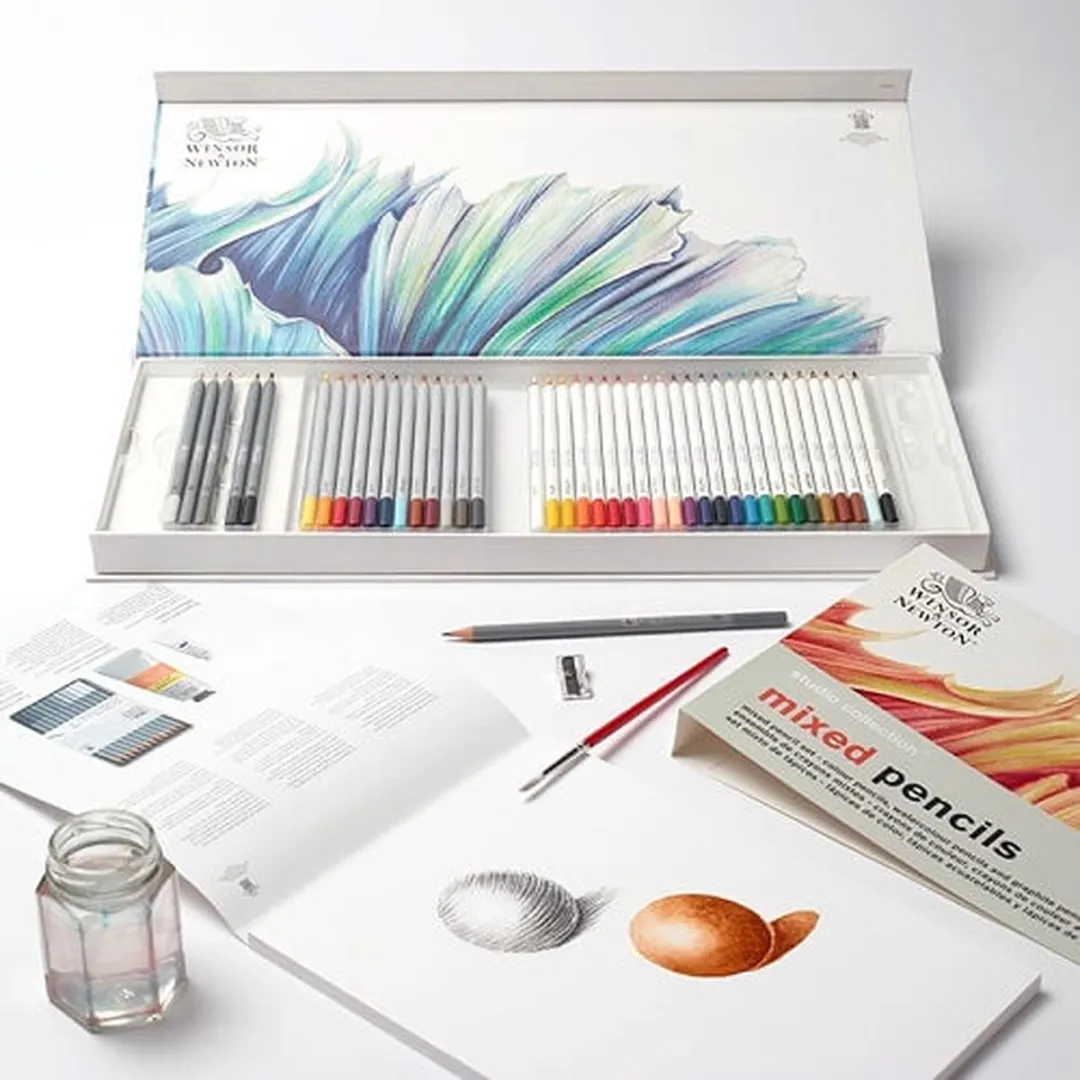 Winsor & Newton Studio Collection Mixed Potloden 45 Stuks - 42 Kleuren