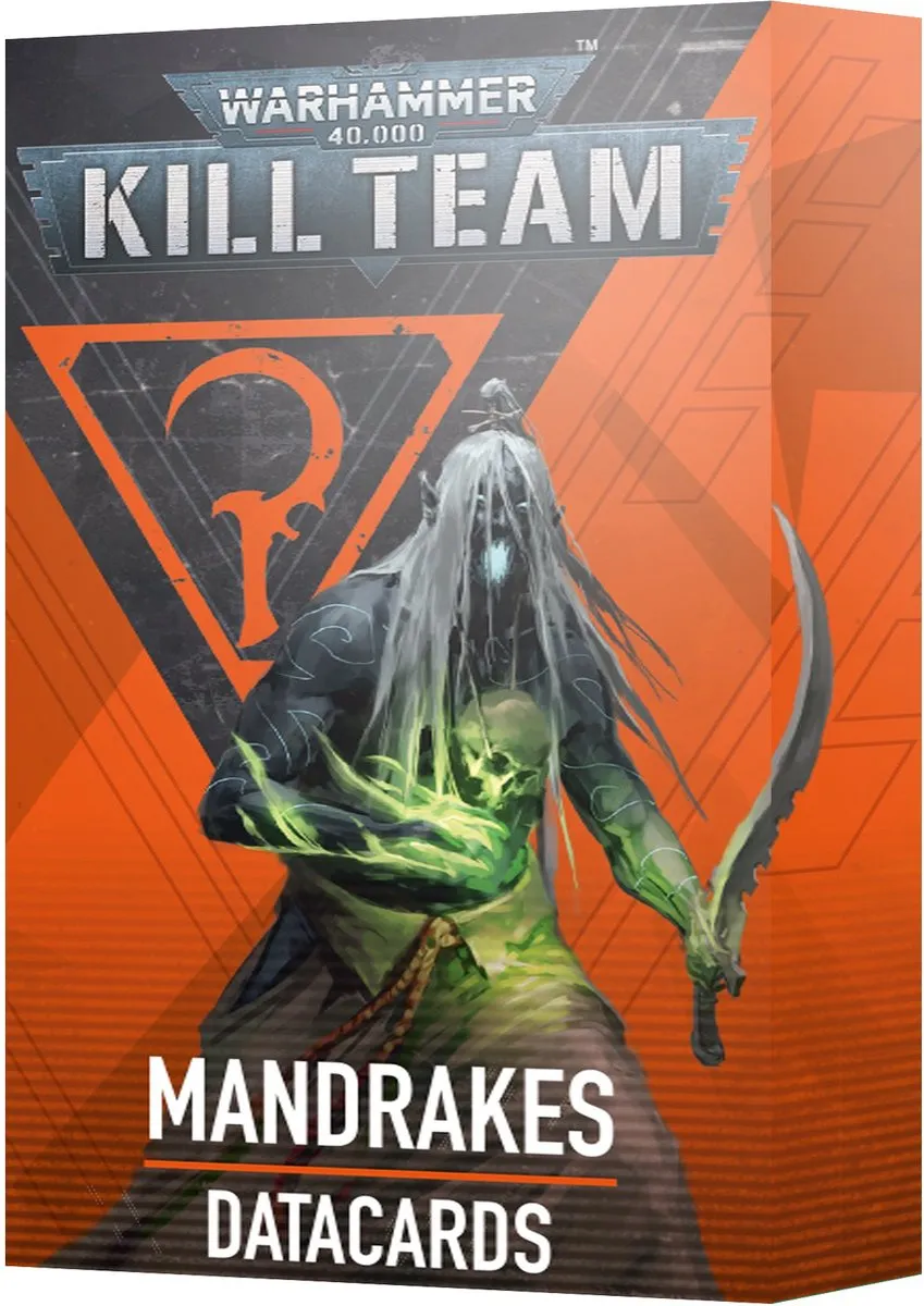 Games Workshop Kill Team Mandrakes Datacards