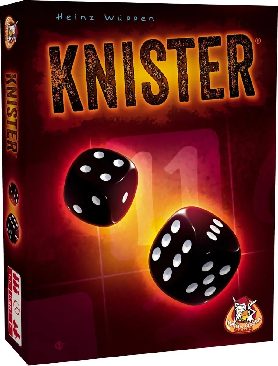 White Goblin Games Knister Dobbelspel WGG1926 - 1-5 Spelers - Meerdere Kleuren