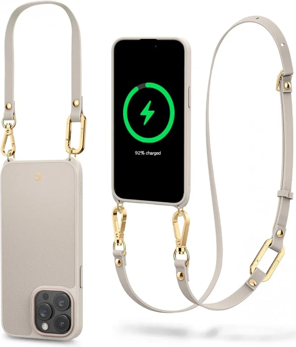 Spigen ACS06637 Hoesje iPhone 15 Pro Max - MagSafe - Bruin