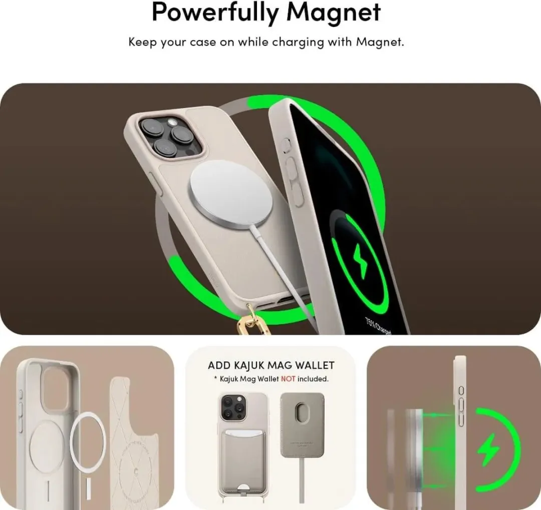 Spigen ACS06637 Hoesje iPhone 15 Pro Max - MagSafe - Bruin